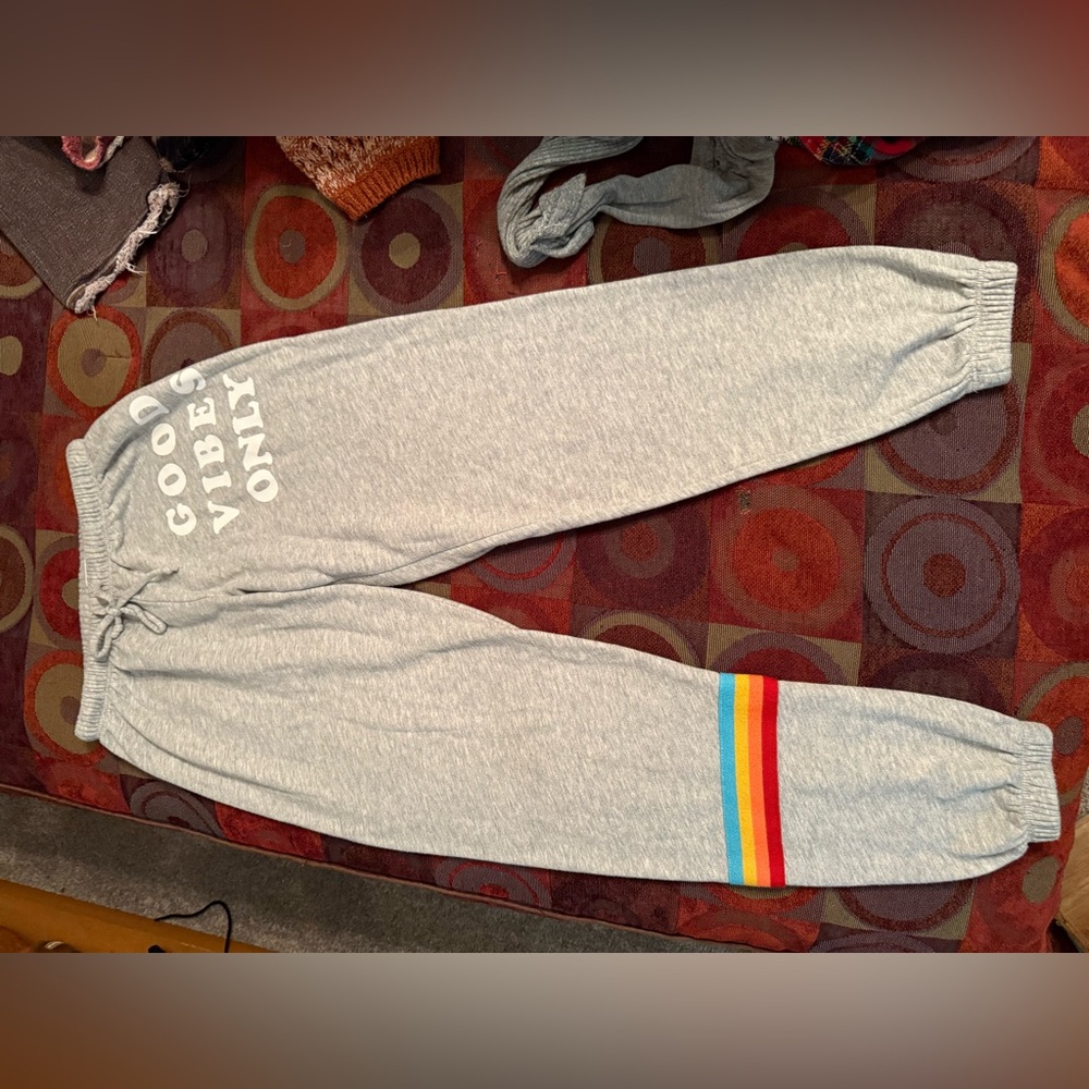 Size small Spiritual Gangster 
good vibes only
Stripes on side